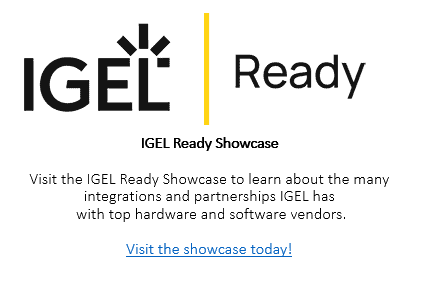 Visit the IGEL Marketplace!